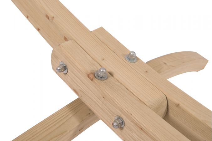 Verenigde Staten van Amerika technisch Tweede leerjaar Houten hangmat standaard. Medium. | Wood 352cm Medium (TWkXXskc_wood352) |  ICOLORI